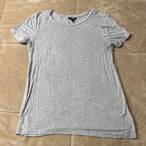 Express Grey Short Sleeve Top - Small
